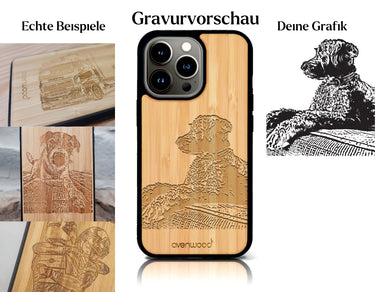 INDIVIDUEL iPhone 15 Plus en plastique bambou